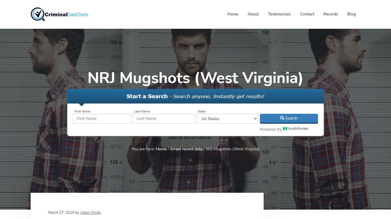 NRJ Mugshots (West Virginia) - Criminal Data Check - Find ...